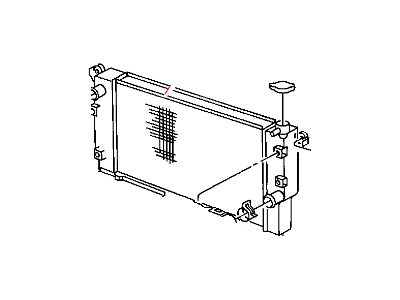 Dodge 52029177AA RADIATOR Engine Cooling NOTE:25 pc min Qty Mix and Match Pallet Program only, Use mopar.com to order, Magneti-Marelli Parts tab