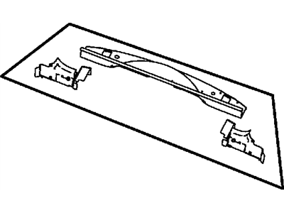 Mopar 68029745AA Crossmember Assembly, Rear Inner