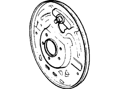Dodge 5014128AA PLATE Brake Backing