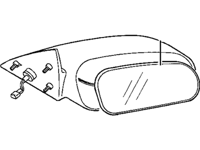 1998 Chrysler Sebring Car Mirror - MB882396