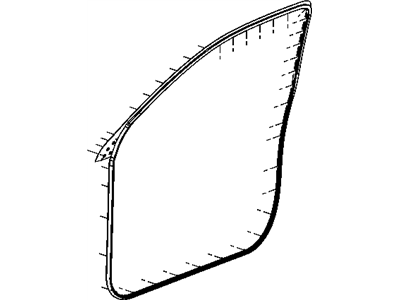 2020 Ram 3500 Door Seal - 55369284AF