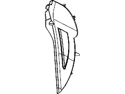 Jeep 5KF23XDVAB CAP Instrument Panel End