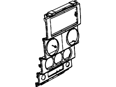 Jeep 5KU02XDVAA BEZEL Instrument Panel Center