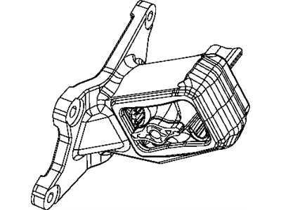 Jeep 5147190AC ISOLATOR Engine Mount