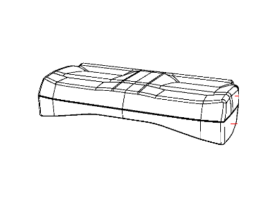 Dodge 1TF76XRSAA COVER Rear Seat Cushion