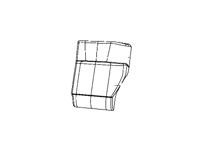 Dodge 1TG21BD3AA COVER Rear Seat Back Left