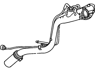 Chrysler 4809287AB HOSE Fuel Filler Tube