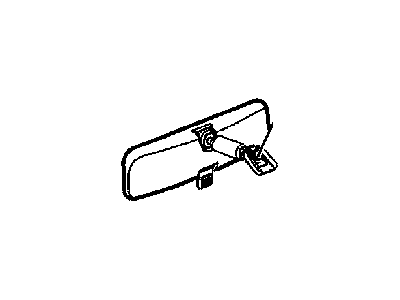 Mopar 4805572AB Mirror Inside Rearview