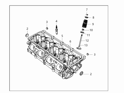 Ram Cylinder Head - 68280502AB