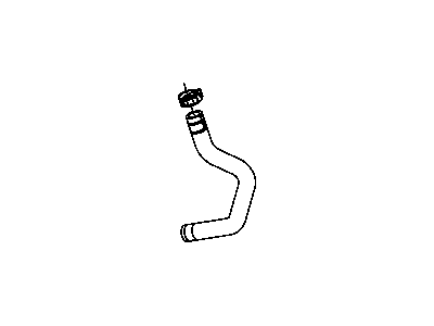 Jeep 68102277AA HOSE AND TUBE Engine Coolant to Oil Cooler Outlet