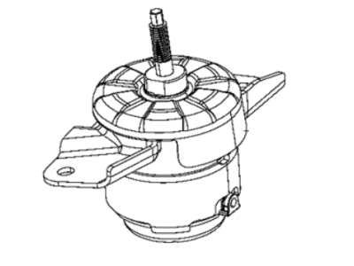 Jeep Wrangler Engine Mount - 68284620AC