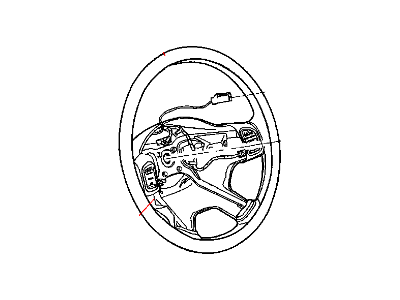2008 Dodge Nitro Steering Wheel - 1BB301DVAH