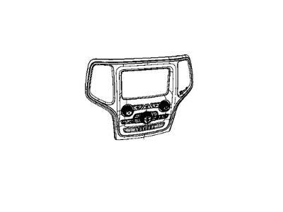 2014 Jeep Grand Cherokee A/C Switch - 5091840AD