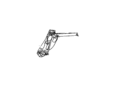 Chrysler 4856112 REGULATOR Rear Door Window