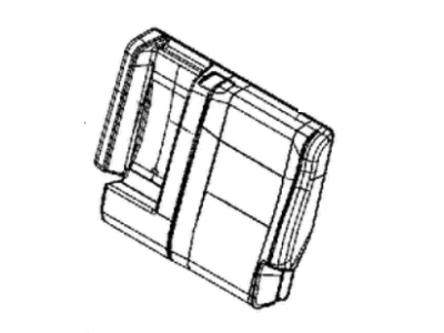 Jeep 6VE25LA3AA COVER Rear Seat Back Left