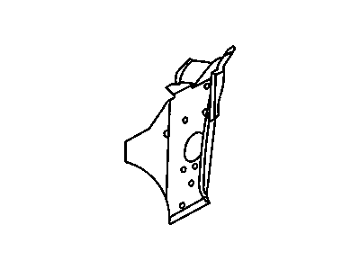 Chrysler 4696347 PANEL, Cowl Side, Right