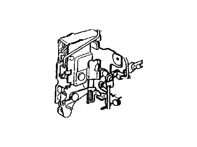 Mopar 55075872 Lock, Front Passenger Side