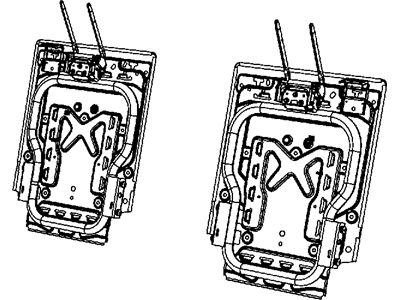 Dodge 68039189AA FRAME Rear Seat Back