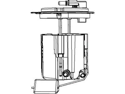 Jeep 68003386AA MODULE KIT Fuel Pump/Level Unit