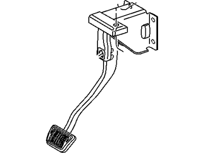 Jeep 52129038AD PEDAL Brake