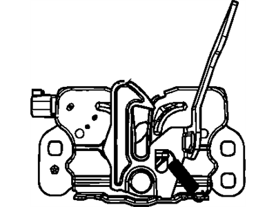 Ram 4589710AA LATCH Hood