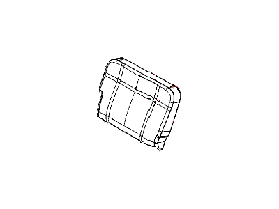 Mopar 1FQ851J3AA Cover Rear Seat Back Left