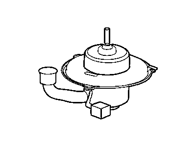Dodge 5093248AB MOTOR Blower with Wheel