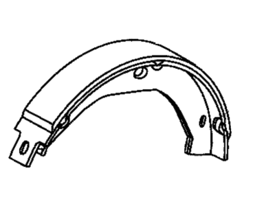 2004 Jeep Grand Cherokee Parking Brake Shoe - BHKP7306