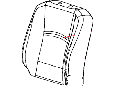 Ram 5MV54LA8AA COVER Front Seat Back