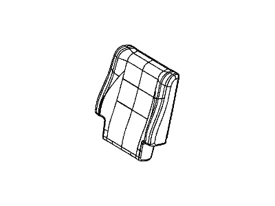 Dodge 5NX70DX9AA COVER Rear Seat Back