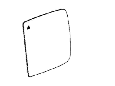 Ram 68402092AA GLASS Mirror Replacement