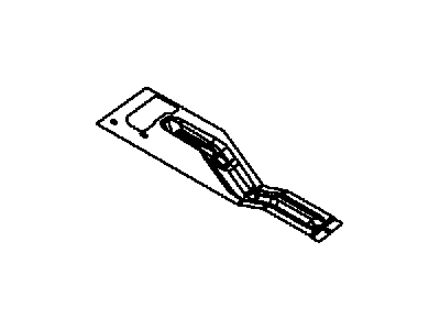 Ram 5109034AF REINFORCEMENT Seat Striker Right