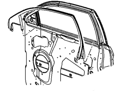 Mopar 4894348AC Molding Front Door