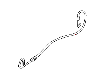 Dodge Ram 2500 Power Steering Hose - 52038434