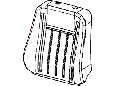 Dodge 1YJ36LBXAA COVER Front Seat Back