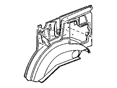 Dodge 55361214AA SILENCER Panel Inner