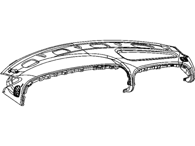 Dodge 5GK45RC8AB PANEL Instrument Upper