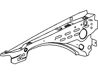 Jeep 55396571AA REINFORCEMENT Cowl Side