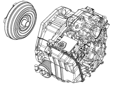 Jeep Compass Torque Converter - 68372330AA