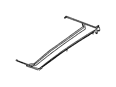 Ram 5137559AD CHANNEL Sunroof Drain Includes Weatherstrip