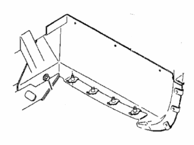 Mopar 4642760 Splash Shield, Rear Lower
