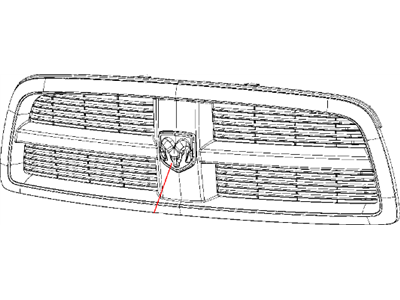 Ram Grille - 1SF681S2AA