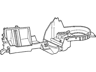 Jeep 5101785AA CASE Heater And A/C Unit Lower
