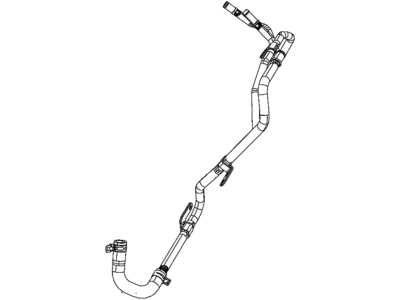 Jeep 68244855AB HOSE AND TUBE Heater Return