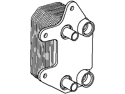 Dodge 5290014AE COOLER Engine Oil Includes Fittings