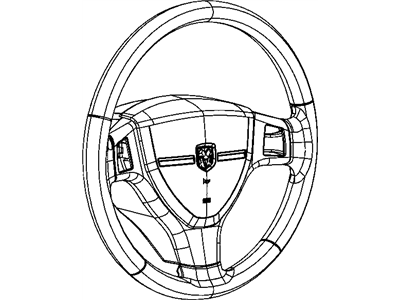 Ram 1PS38XSDAA BEZEL Steering Wheel Switch