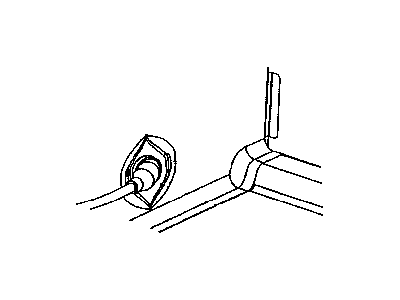 2003 Chrysler PT Cruiser Parking Brake Cable - 4860079AF