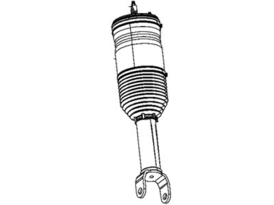 Ram 68232282AF SPRING AND SHOCK ASSEMBLY Air Suspension