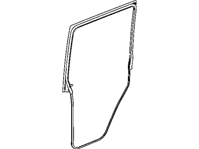 Jeep Wrangler Weather Strip - 55395718AM