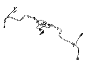 Jeep 68349555AE WIRING Jumper Mirror Right Side